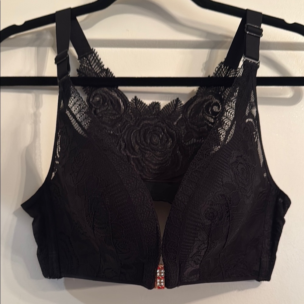 Elegant Black Lace Bralette